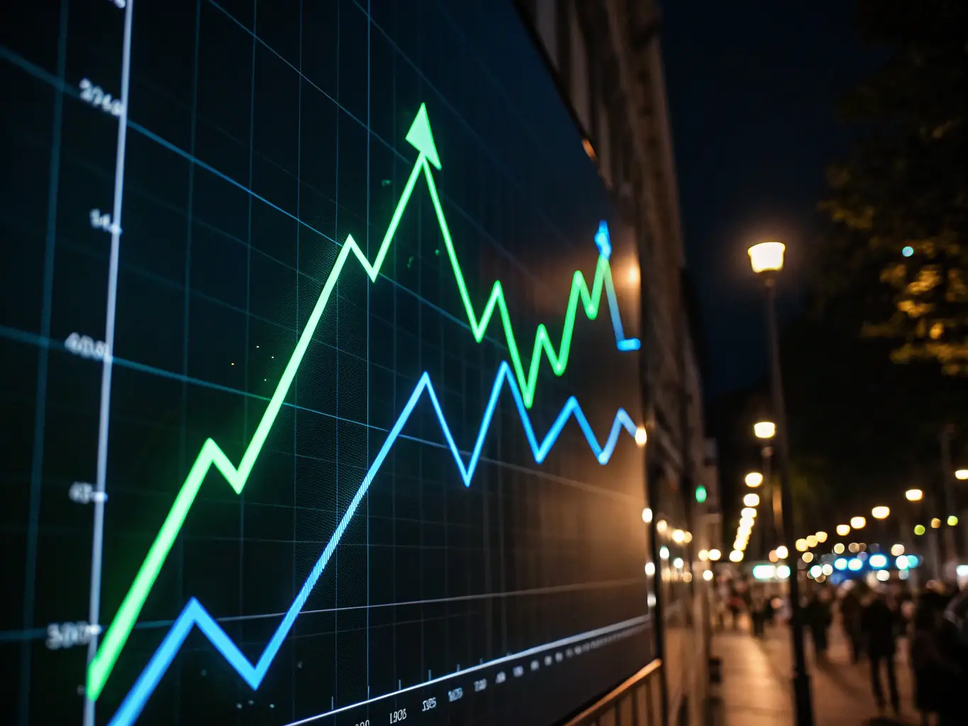 A visual representation of a growing business, such as a graph trending upwards or a flourishing plant, symbolizing financial success and sustainability.